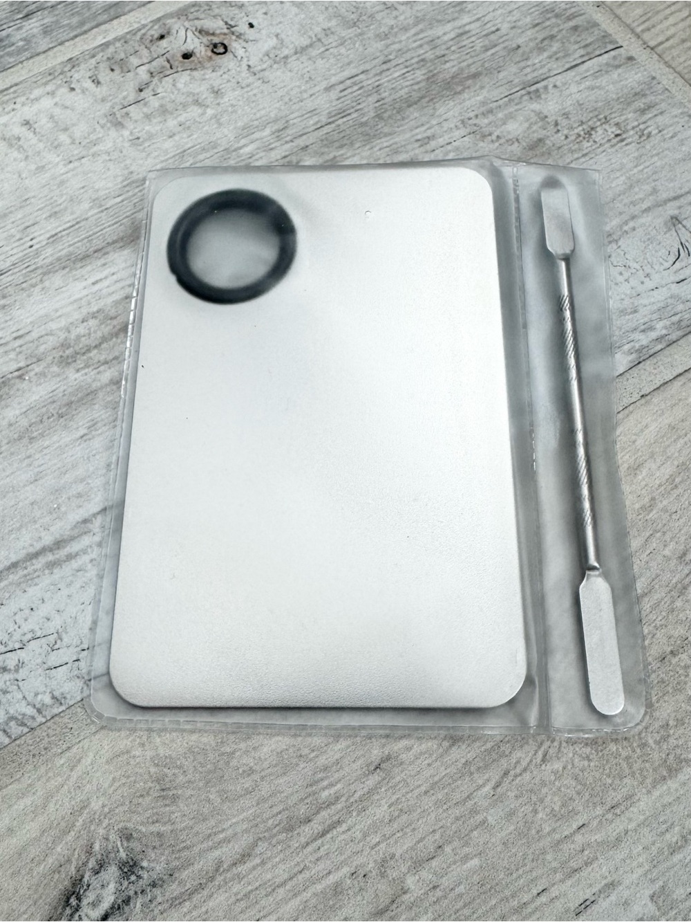 Makeup Mixing Stainless Steel Palette & Spatula